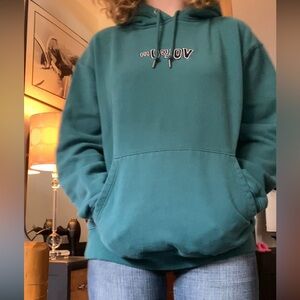 Volcom Stone Supply Pulllover Hoodie-Spruce Green pullover sweater size XL